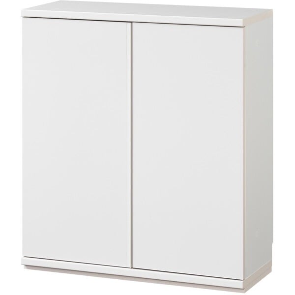 白井産業 PTS-8575D WH カウンター下ラックピタシエ 開き戸タイプ幅75cm ホワイト メーカー直送
