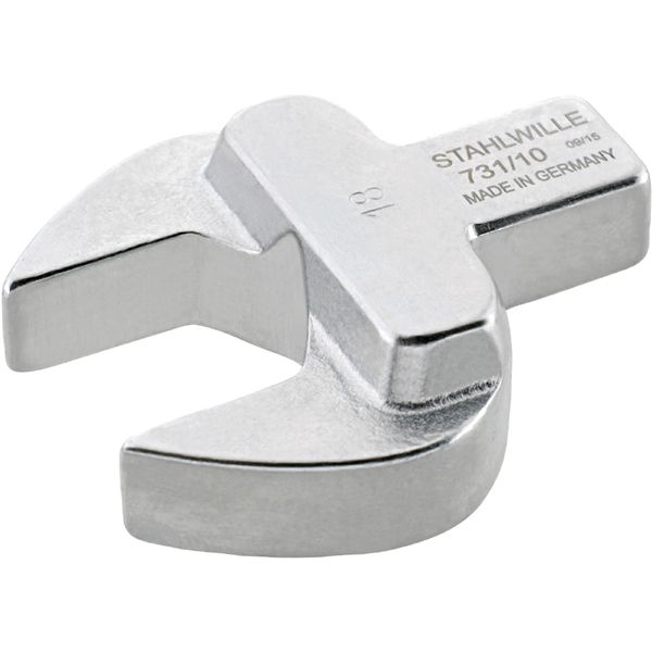 STAHLWILLE スタビレー トルクレンチ用 差替スパナヘッド 8mm ジョイントサイズ 9x12mm 731/10-8 スパナ 工具 ツール DIY