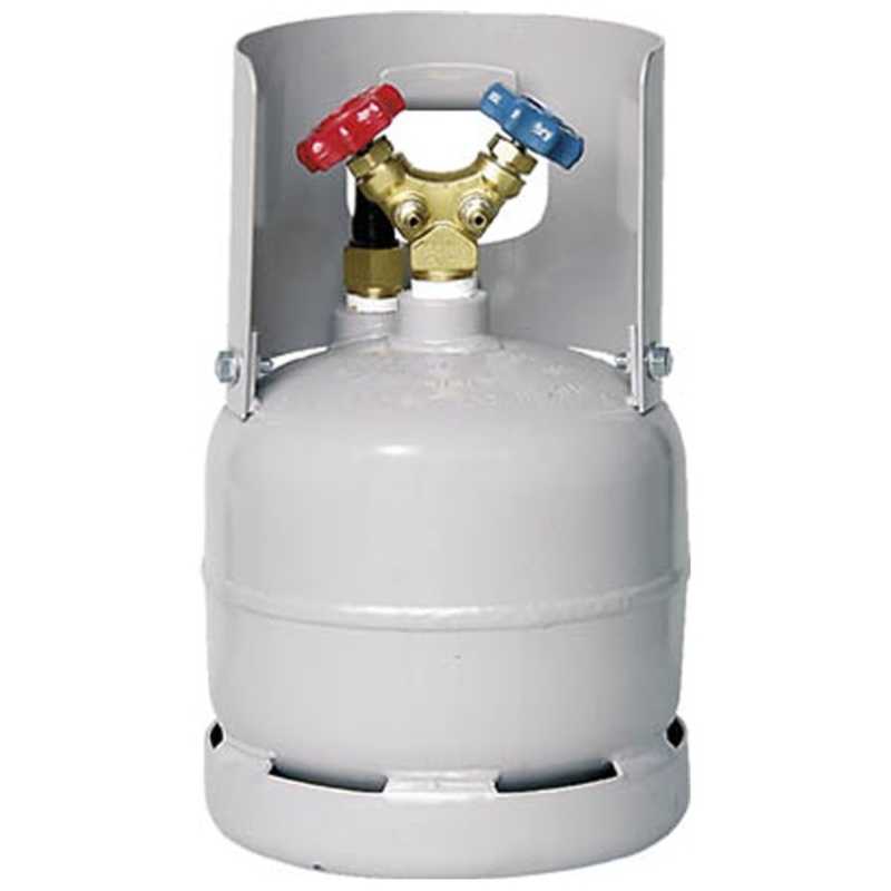 アサダ　フロン回収ボンベ フロートセンサー付 6L 無記名　TF090