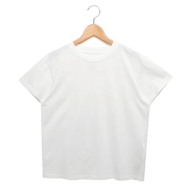 メゾンマルジェラ Tシャツ 半袖カットソー トップス ホワイト レディース MM6 Maison Margiela S52GC0265 S24312 100