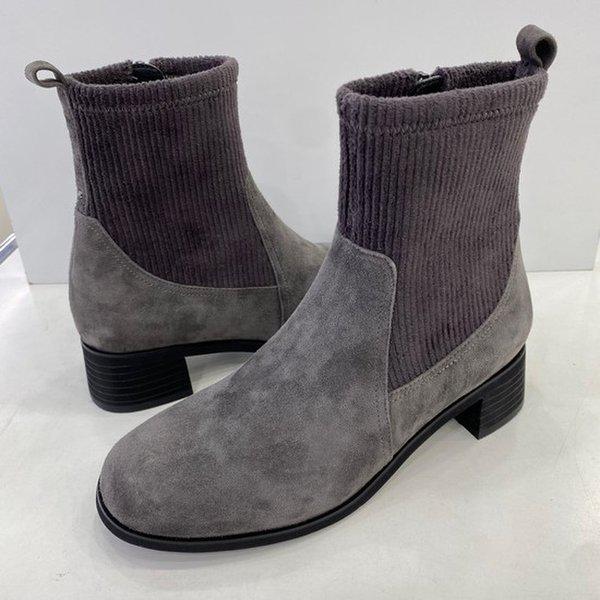 女性ソックスフィットアンクルブーツPFDWSB867GY HSIY2A GN