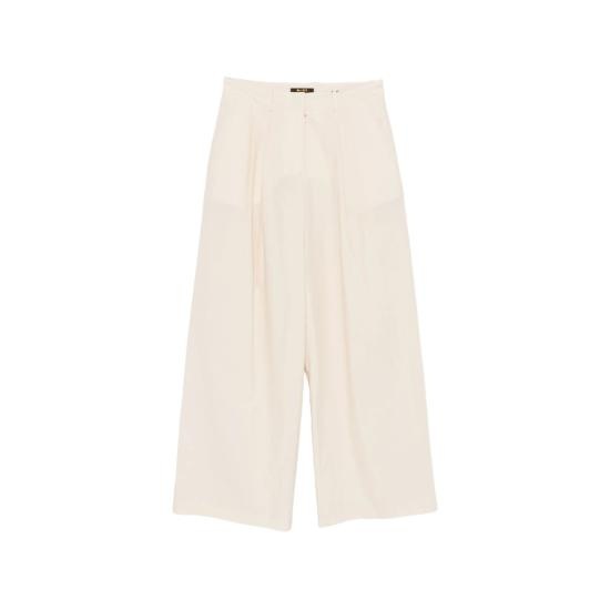 MOORER Women Palazzo Pants H10098 RUMY WFC ECRU NEUTRALS