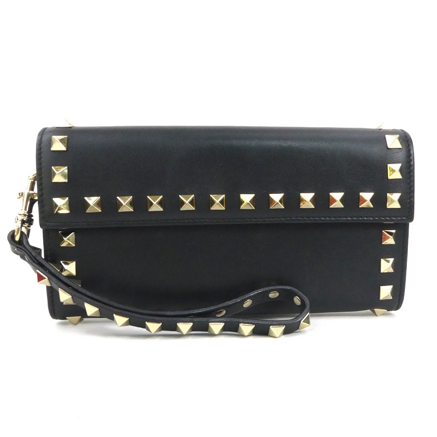 ヴァレンティノ ガラヴァーニ Valentino Garavani 長財布 レザー ブラック レディース r10662a 13,706円