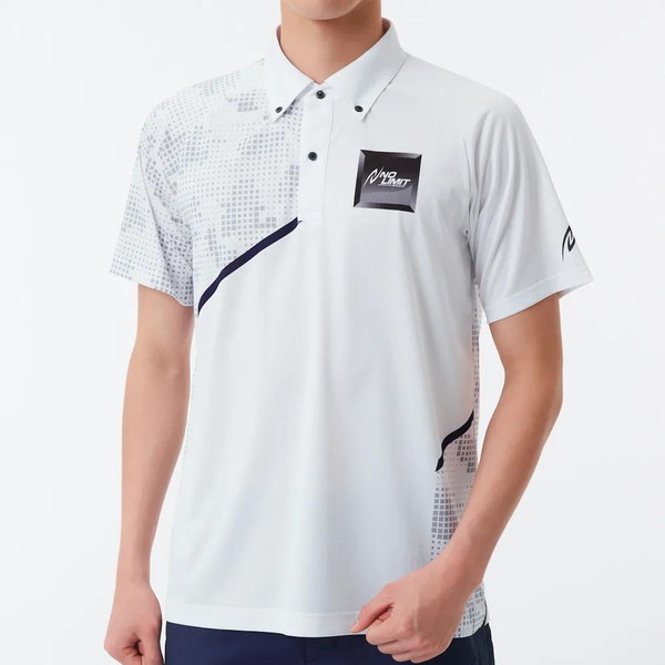 ニシスポーツ NISHI グラフィックライトポロシャツ 2811A367-100 半袖