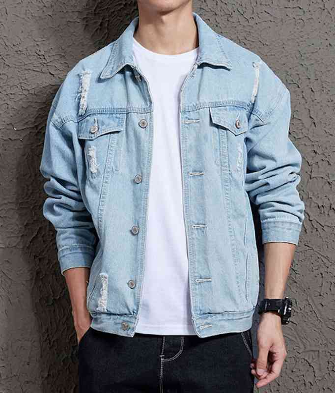 デニムジャケット メンズ 黒 春 ボア ブルゾン パーカー デニムシャツ 秋 コート 50代 オーバーサイズ ダメージ ジージャン ジャケット 大きいサイズ セール ブランド デニム おしゃれ Gジャ