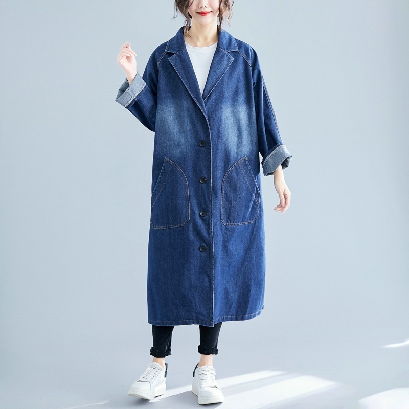 レディース ジャケット コート アウター 上着 デニム 長袖 Vネック ストレート Iライン ストリート スリット サイドスリット ポケット アメカジ ブルーデニム カラーデニム かわいい 大人可愛い