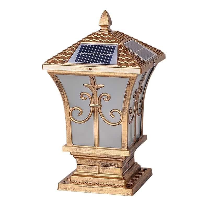 実用的だ ソーラーライト コラムヘッドライト ピラーライト 2色調光可能 省エネレ ト ランタン IP65防水 屋外 ピラーライト ガーデン フェンス 中庭