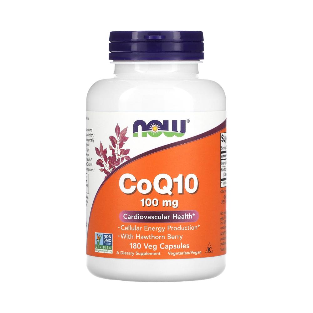 NOW Foods ホーソーンベリーとのcoq10 100mg 180野菜カプセル 7,997円