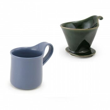 ZERO JAPAN（ゼロジャパン） ドリッパー＆カフェマグセット ドリッパートレイ付 DMZ-16 AGN/VI