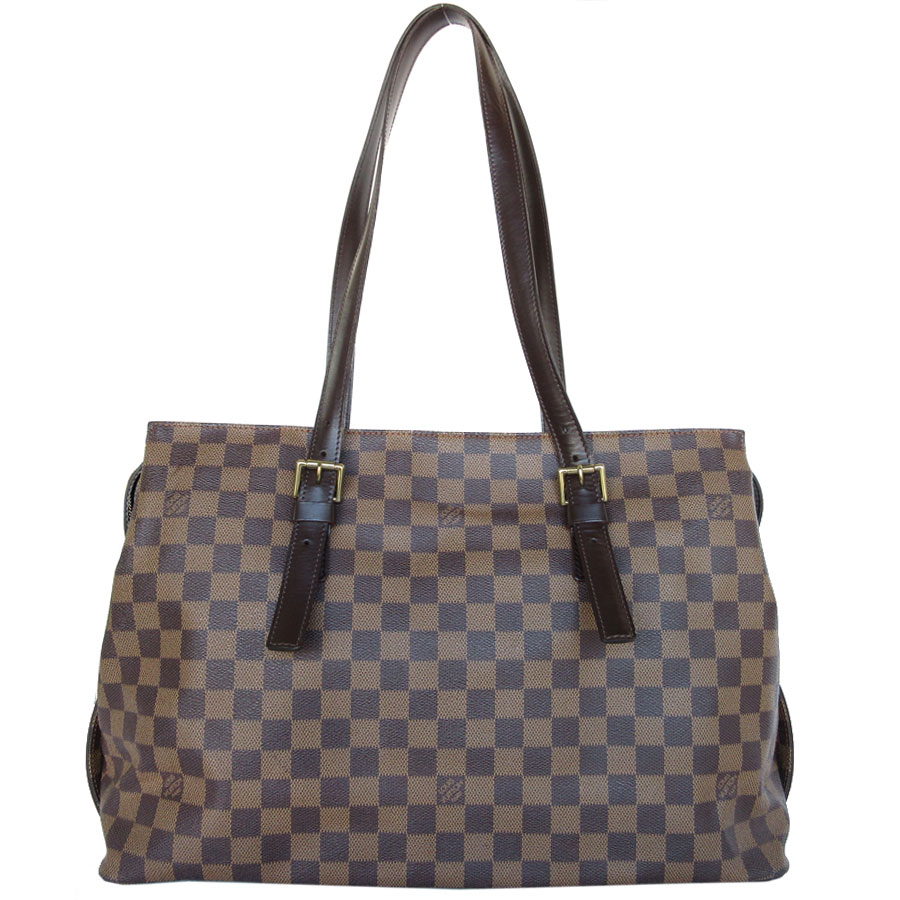 ルイ ヴィトン LOUIS VUITTON ショルダーバッグ ダミエ チェルシー ダミエキャンバス ブラウン ゴールド レディース N51119 s0556a