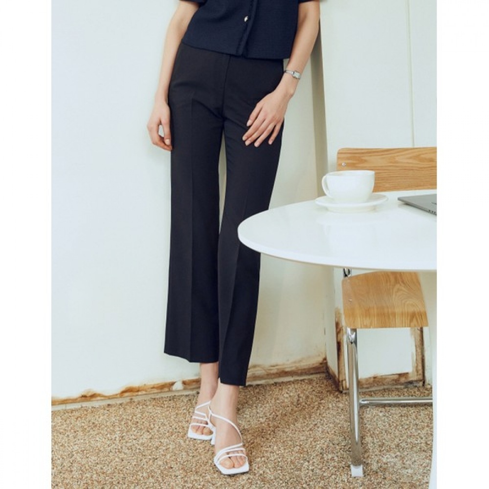 [ヘッジズレディース] 24SS ブラックブーツカットパンツ HSPA4BP22BK