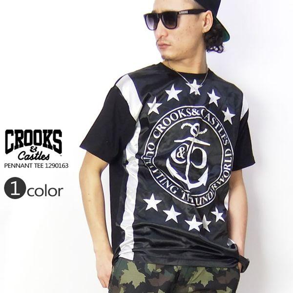 クルックス アンド キャッスルズ Crooks＆Castles Tシャツ メンズ ストリート ブランド PENNANT TEE