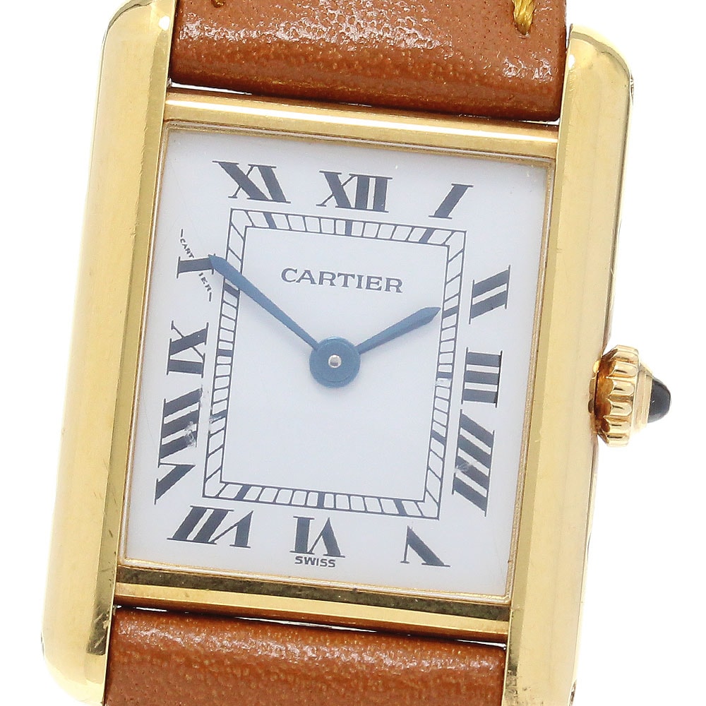 カルティエ CARTIER 81720553 タンクルイMM K18YG クォーツ レディース _839875【中古】 334,800円