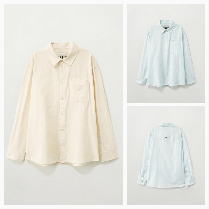 【SATUR】26SS LIGHT WEIGHT COTTON SHIRT : 2COLORS