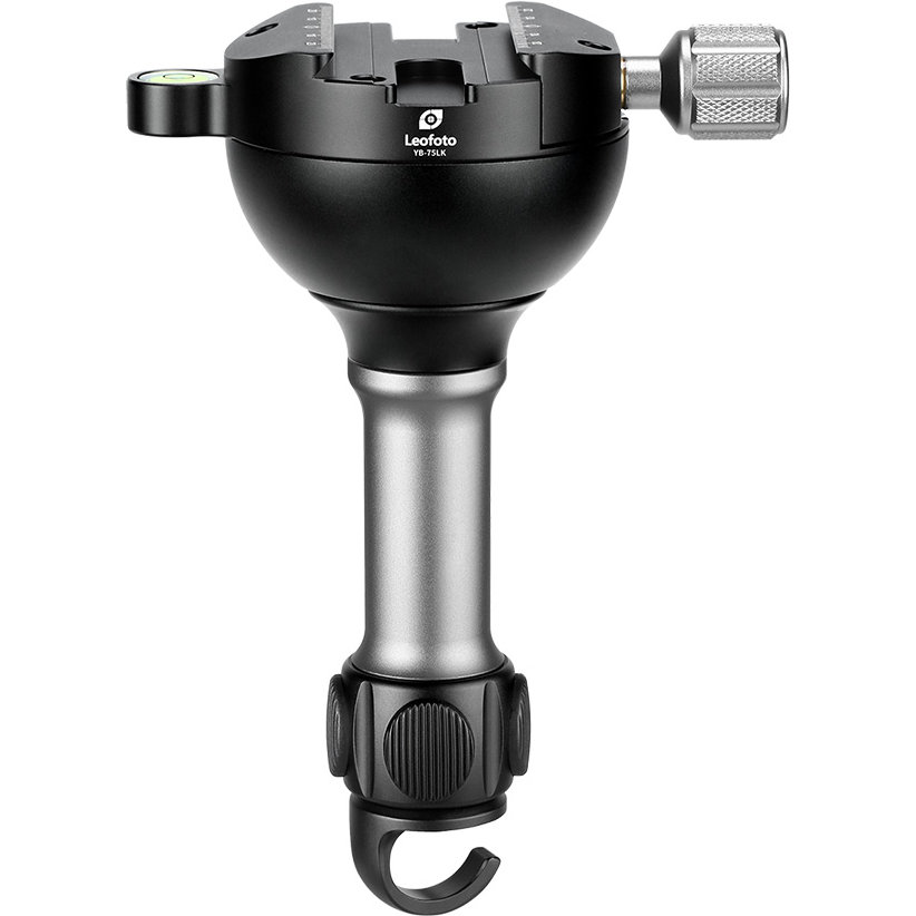 Leofoto(レオフォト) YB-75LK 75mmハーフボール［ロングハンドルエンドフックつきアルカスイス互換］