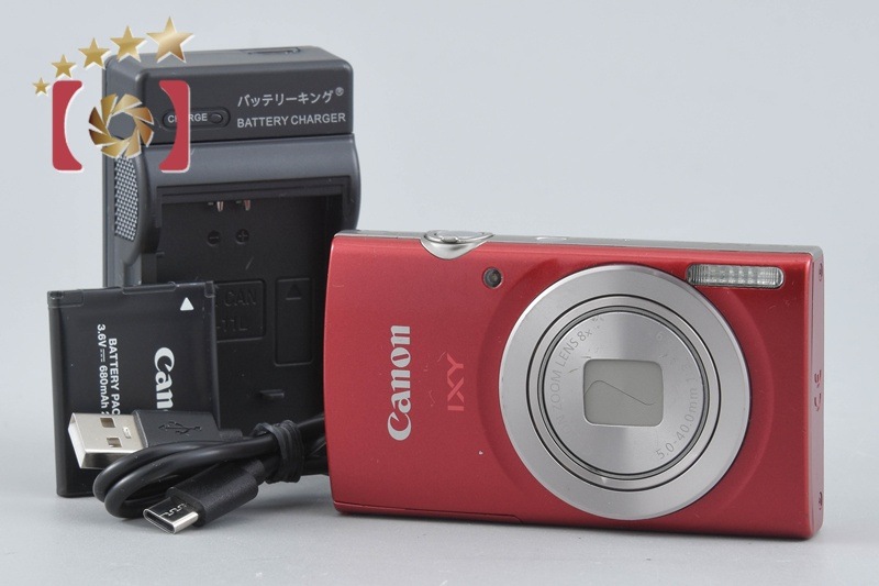 IXY 200 レッド コンパクトデジタルカメラ