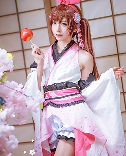 キズナアイ風 和装 和服 アニメ コスプレ 可愛い コミケ 桜 アズールレーン コラボ Vtuber