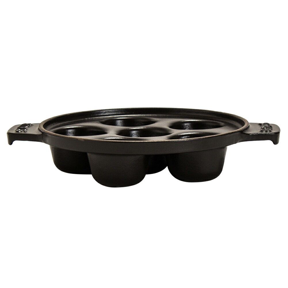 エスカルゴディッシュ 6穴 エスカルゴプレート ホーロー エスカルゴ 皿 ココット ブラック