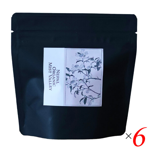 ナナシアン Nepal Organic Mist Valley (非水百花譜・春を待つ花) 30g[bare leaf] 6個セット