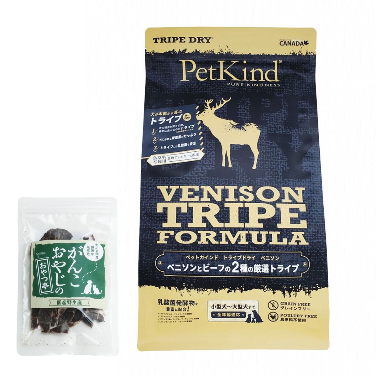 トライプドライ ドッグフード ベニソントライプ フォーミュラ 2.72kg【国産鹿肉ジャーキー付き(お試しサイズ)】