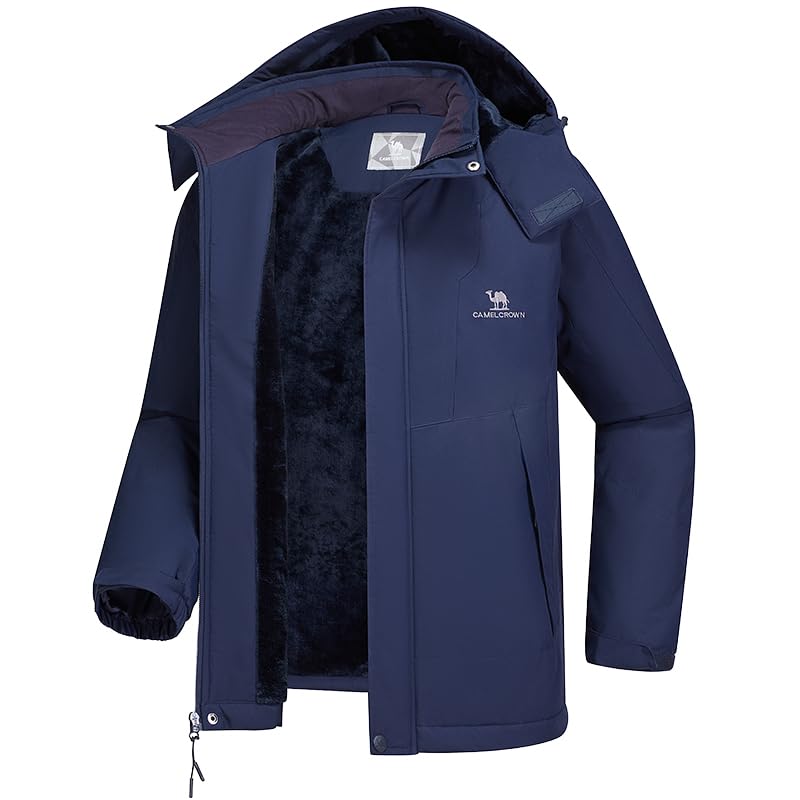[CAMEL CROWN] マウンテンパーカー メンズ ウインドブレーカー マウンテンジャケット 防風 防水 軽量 ベンチャージャケット バイク 通勤 スキー 山登り 日常 秋 冬