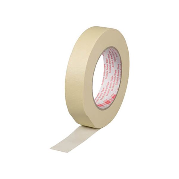 （まとめ） 3M 耐熱性クレープマスキングテープ214-3MNE 25mm×50m 214-3MNE25X50 1巻 (×5セット)