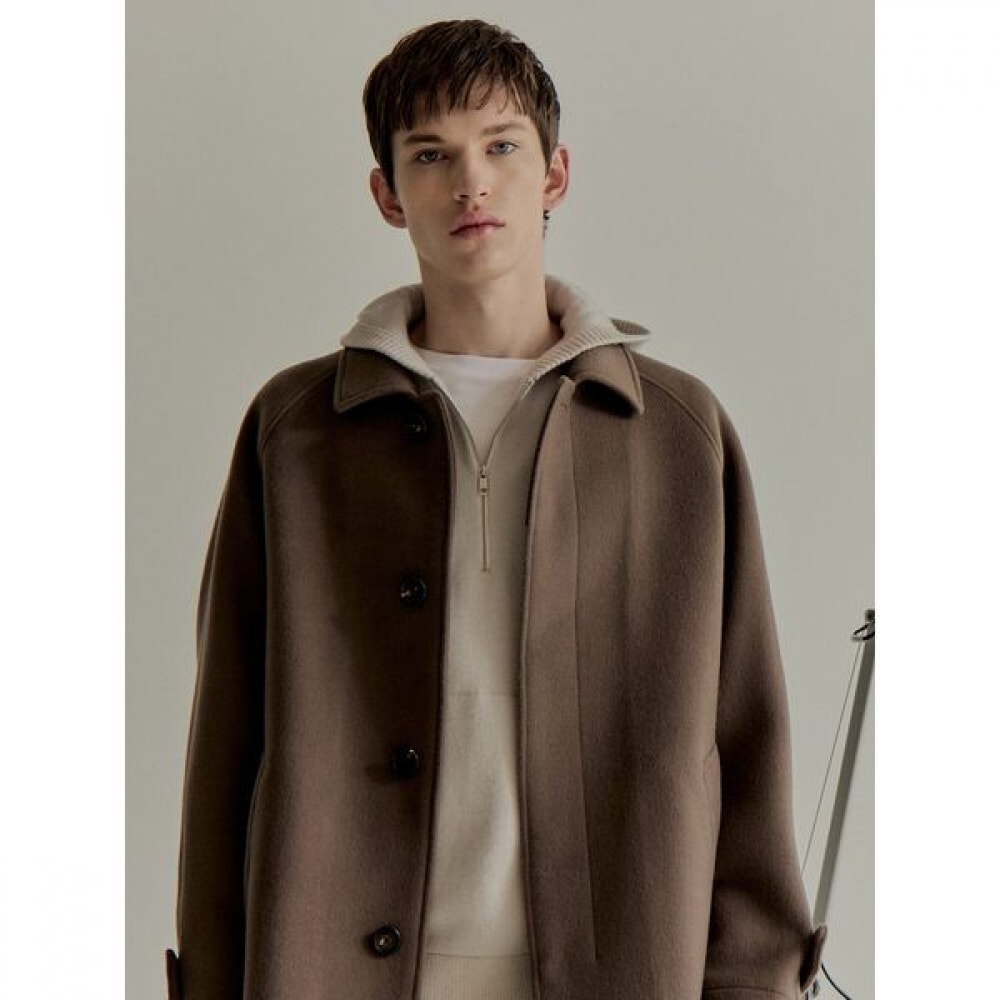 [ギャラクシーライフスタイル] ウールフード付きプルオーバーセーターベージュ（GC4951C01A）