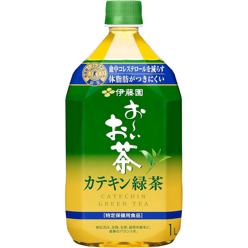伊藤園カテキン緑茶1L48本　体脂肪や悪玉コレステロールが気になる方に　特定保健用食品