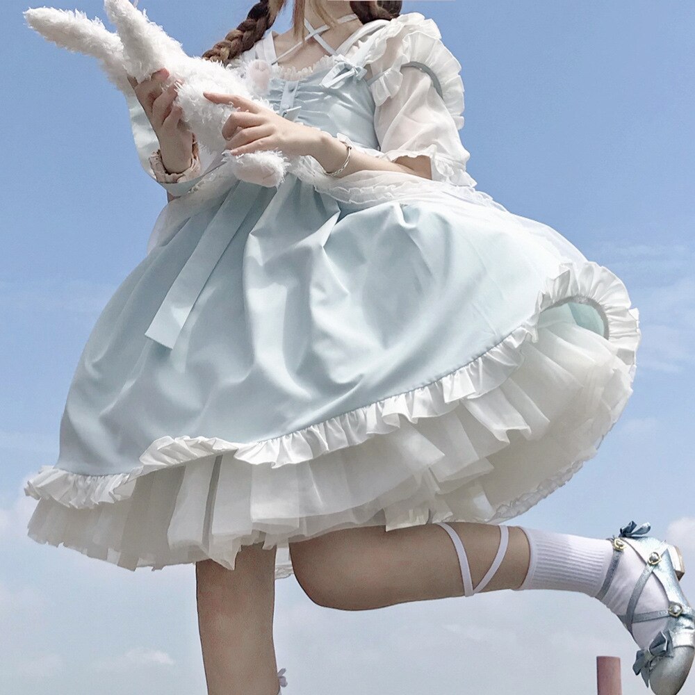 披露宴 お呼ばれ パーティードレス ドレス 結婚式 ハロウィン姫様 イベント ジャンパースカート ロリータ JK コスプレ ロリータスカート ワンピース 春 2024