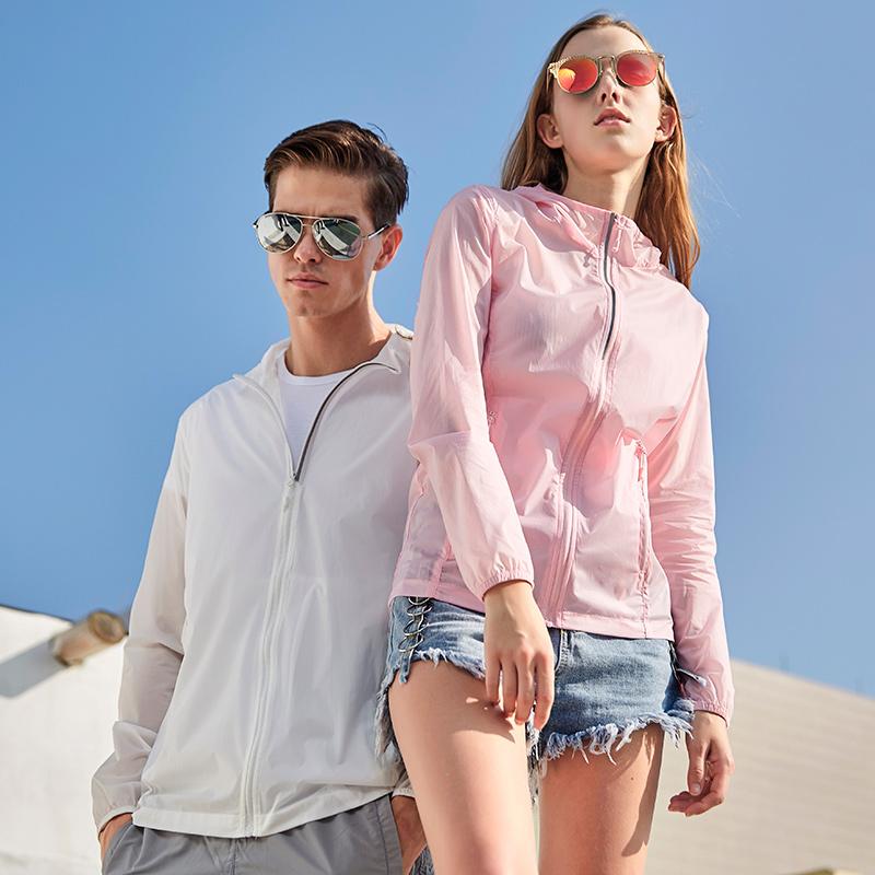 メンズ レディース ウインドブレーカー カップル お揃い可能 夏 日焼け防止服 薄型 ジャケット 通気性 釣り用 日焼け防止服 肌保護服 サイクリング ランニング 涼し気