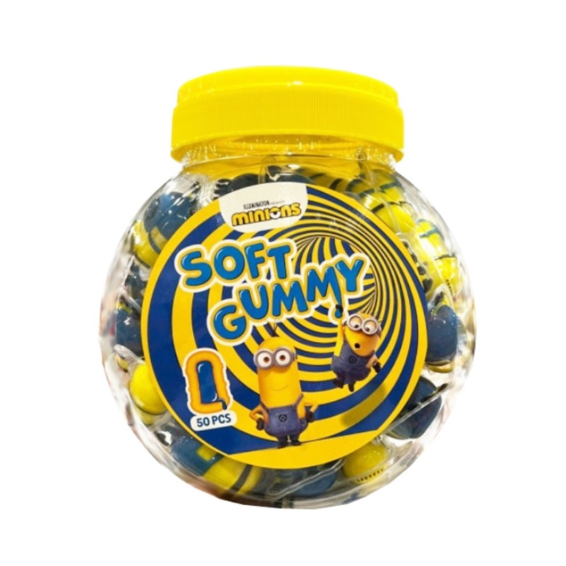 【正規品】ミニオンズ グミ 50個入り ぶどう味シロップ入り 個包装 おやつ・ギフトに