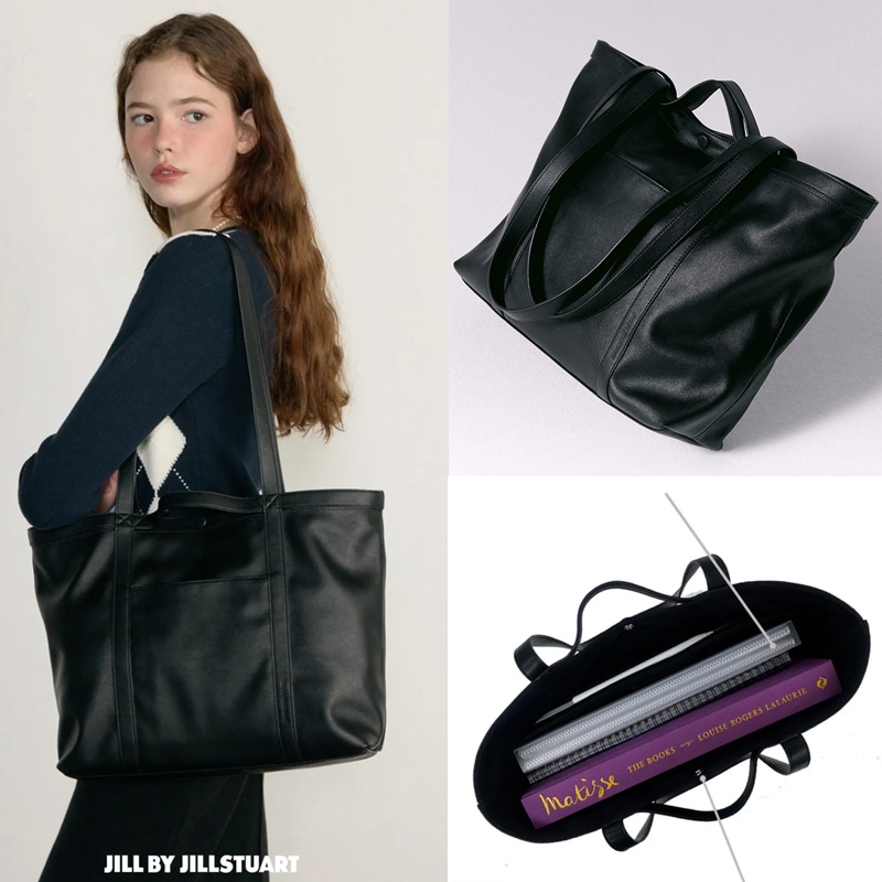 【ノア】トートショルダーバッグ - レザー ver / JLBA5E540BK