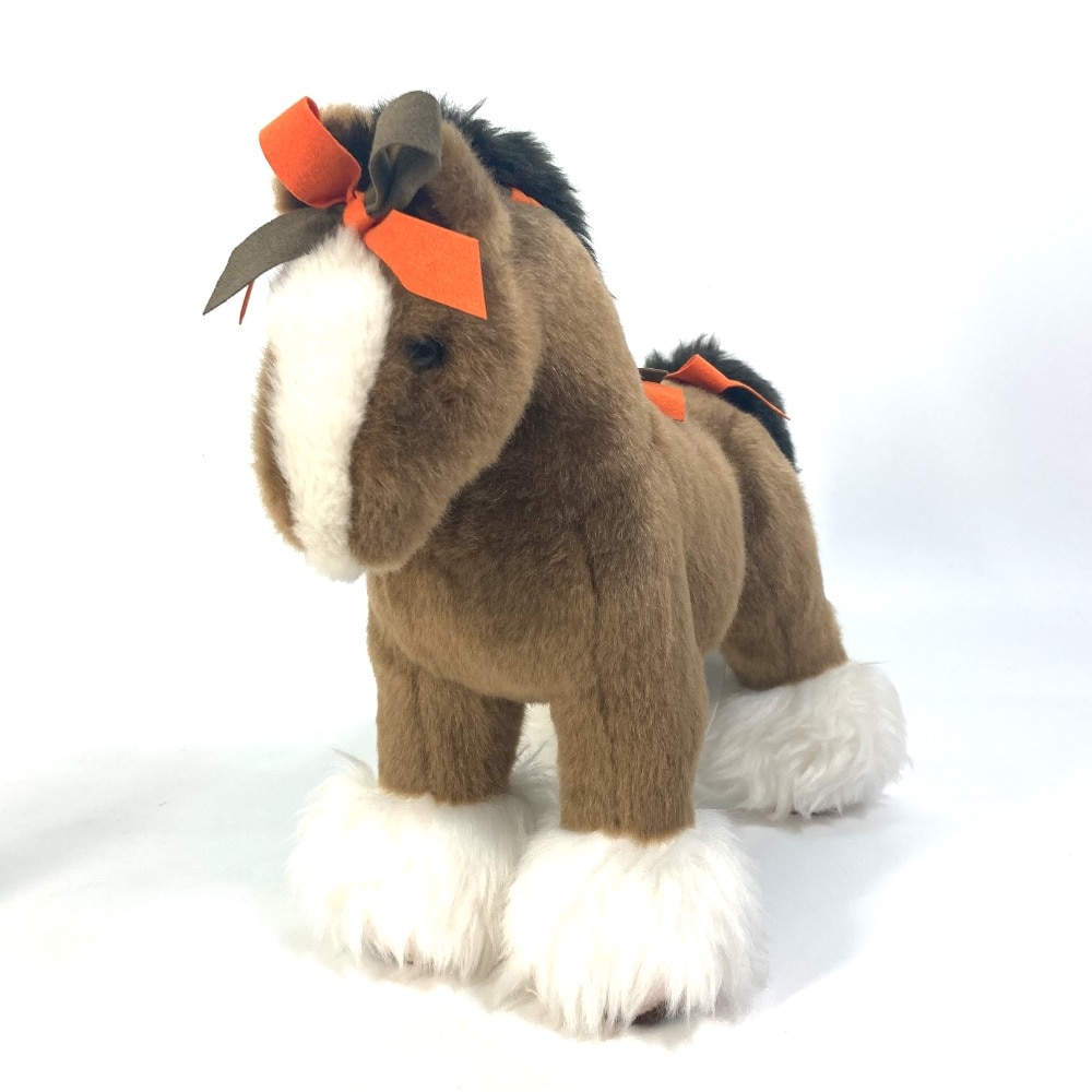 ぬいぐるみ エルミーPPM 人形 インテリア 馬 ポリエステル ブラウン