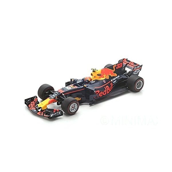 SparkRed BullTag Out RB13Winner Malaysian GP 2017Car Collectible, 18s311, Blue/Red/Yellow
