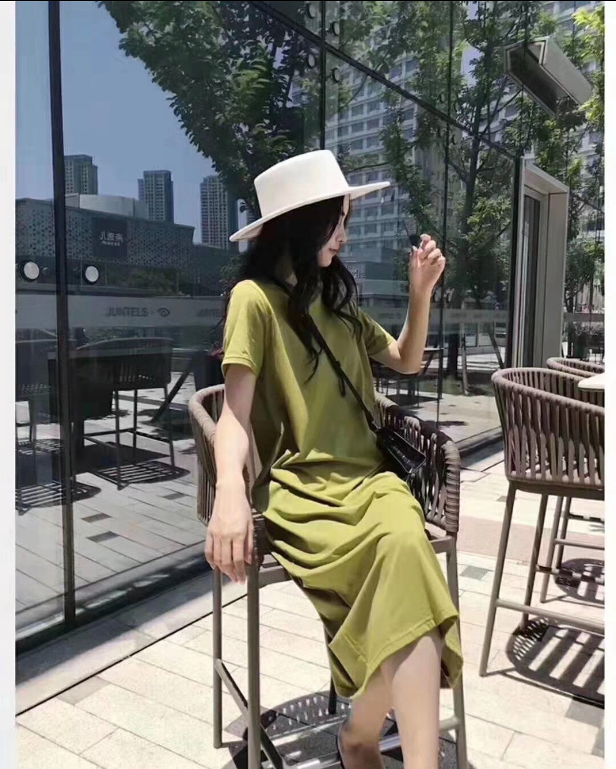 送料無料 国内発送ワンピース かわいい 無地 レディース服 夏 シンプル