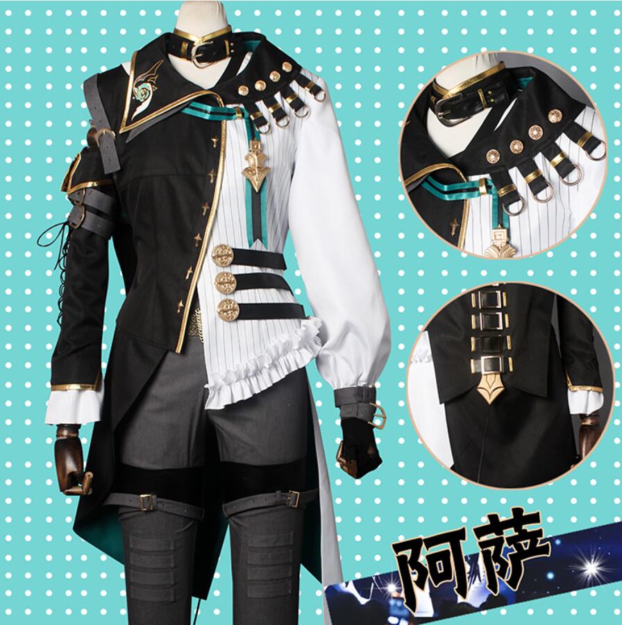 学園祭 文化祭 变装 コスチューム コスプレ衣装 応援服 アザ Aza VirtuaReal Vtuber バーチャルライバー にじさんじ VTuber スーツ ハロウィン 2024年新作入荷コスプレ