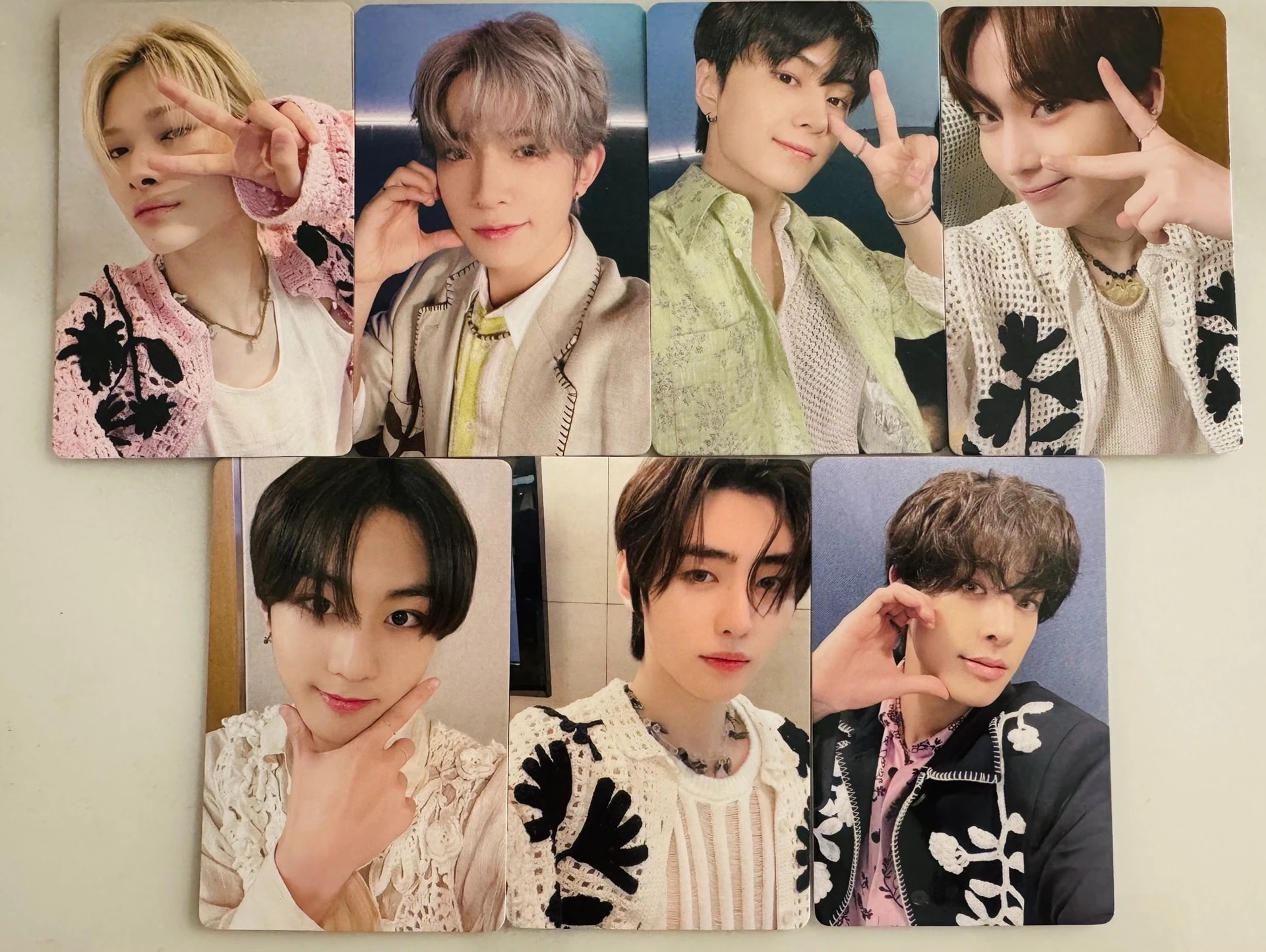 公式ENHYPENyzyyzy5.0mini4青島オフラインサイン会特典トレカ公式グッズ写真員7枚セット