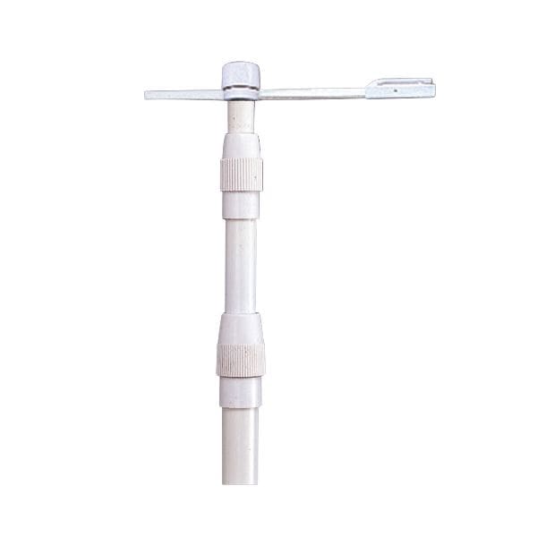 (まとめ) ポップワン ノボリ竿 3NL-30型 白 13084 1本 (×10セット)