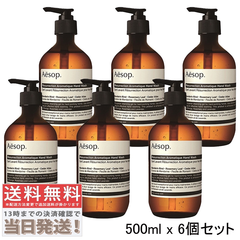 6個セット - レスレクション ハンドウォッシュ 500ml