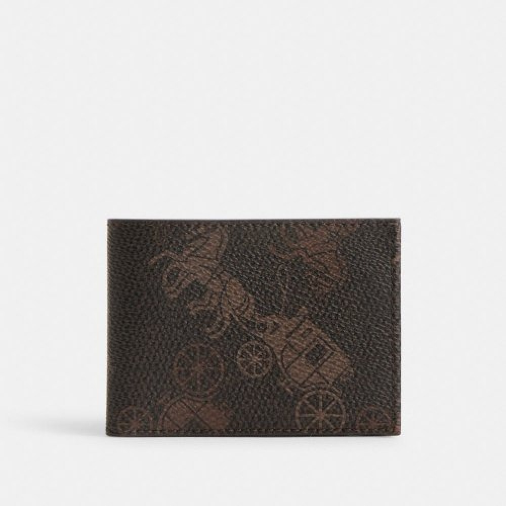COACH (コーチ) スリムビルフォールドウォレットラージホース&キャリッジ CM407 W8F 32,621円