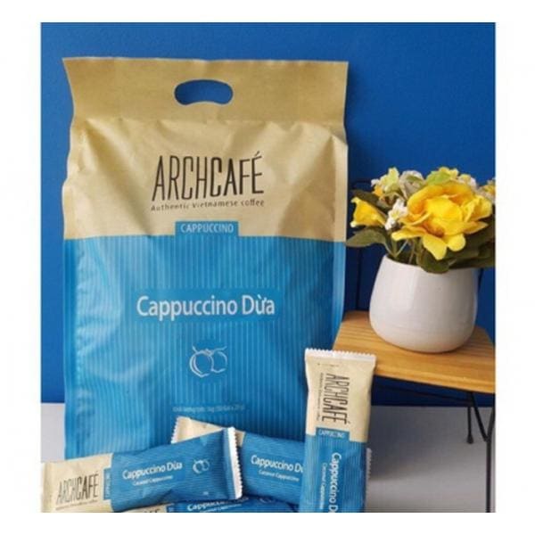 ベトナム 内需用 アーチカフェ コーヒー ARCHCAFE ブルー 50個 ココナッツカプチーノ 大容量 베트남 내수용 아치카페 커피 ARCHCAFE 블루 50개 코코넛 카푸치노 대용량