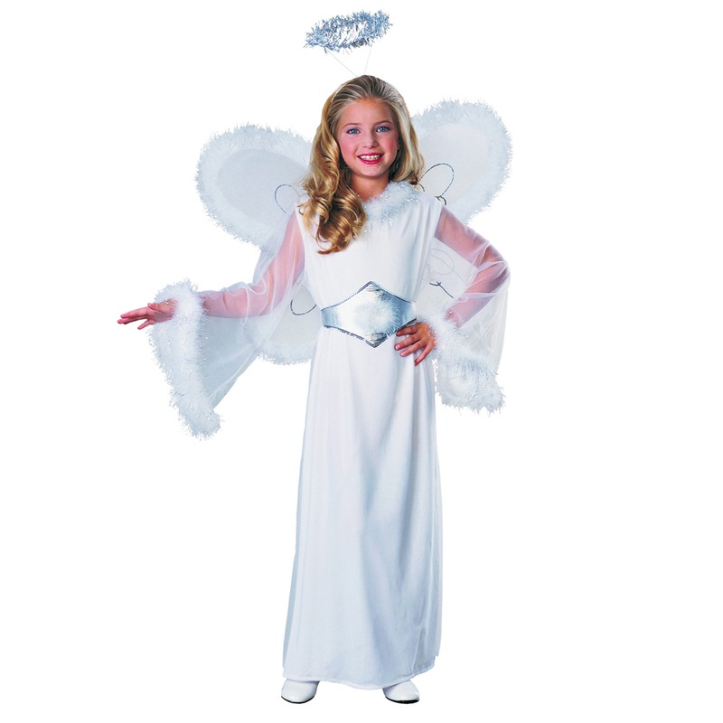 コスプレ 仮装 スノーエンジェル 子供用 M 【 コスプレ 衣装 ハロウィン 仮装 コスチューム 子供 天使 パーティーグッズ 子ども用 こども キッズ 】