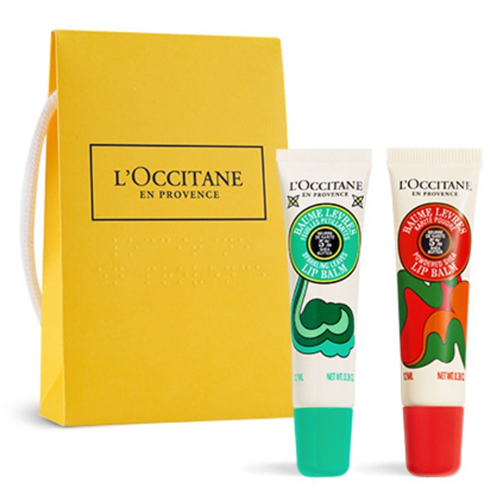 ロクシタンホリデイシアスパークリングリブ+シアリップナイトセット