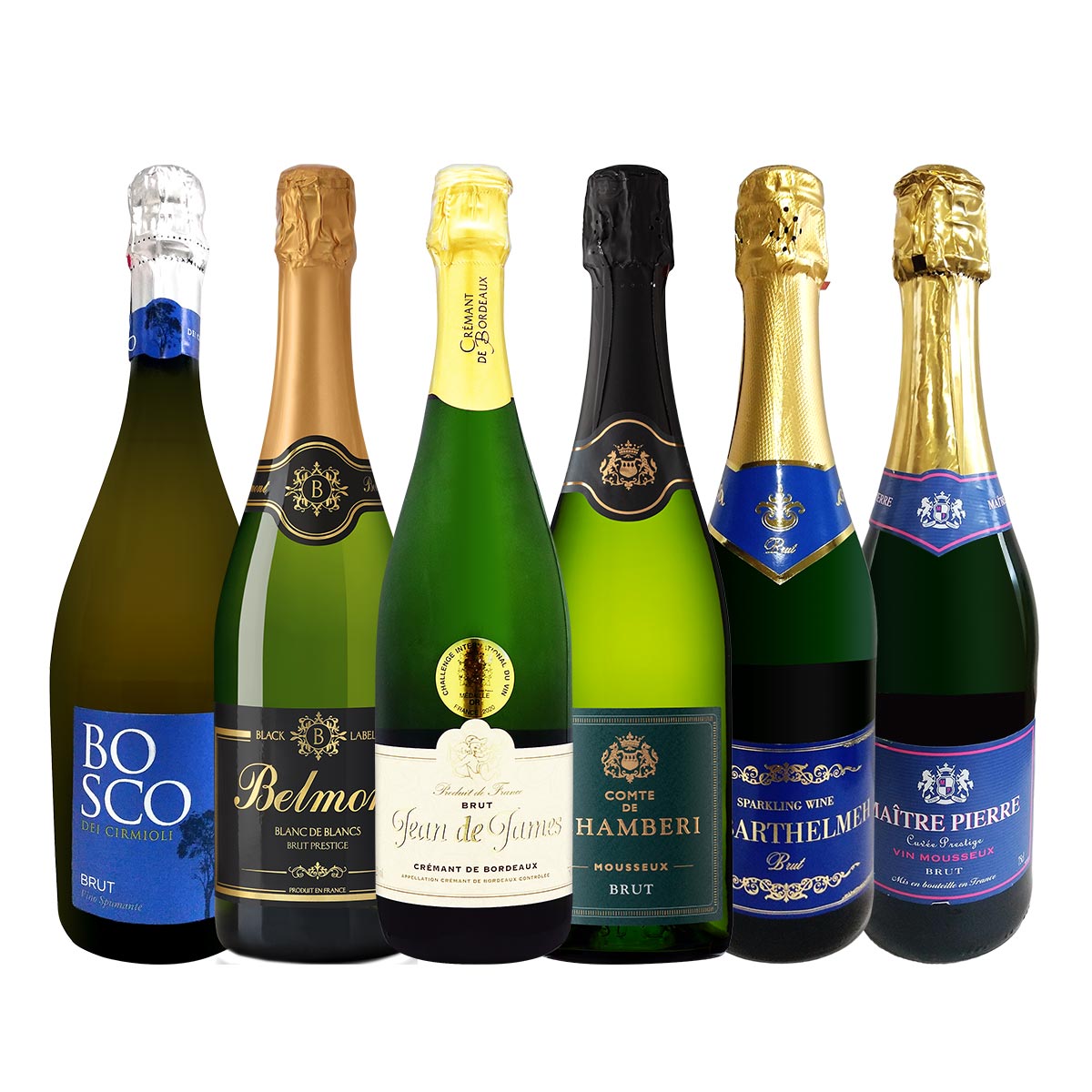 第2弾 京橋ワイン 高級クレマン入り！ スパークリング 6本セット スパークリング 飲み比べセット セット ワイン 飲み比べセット ワイン飲み比べ お酒 ギフト 家のみ プレゼント お祝い 誕生日