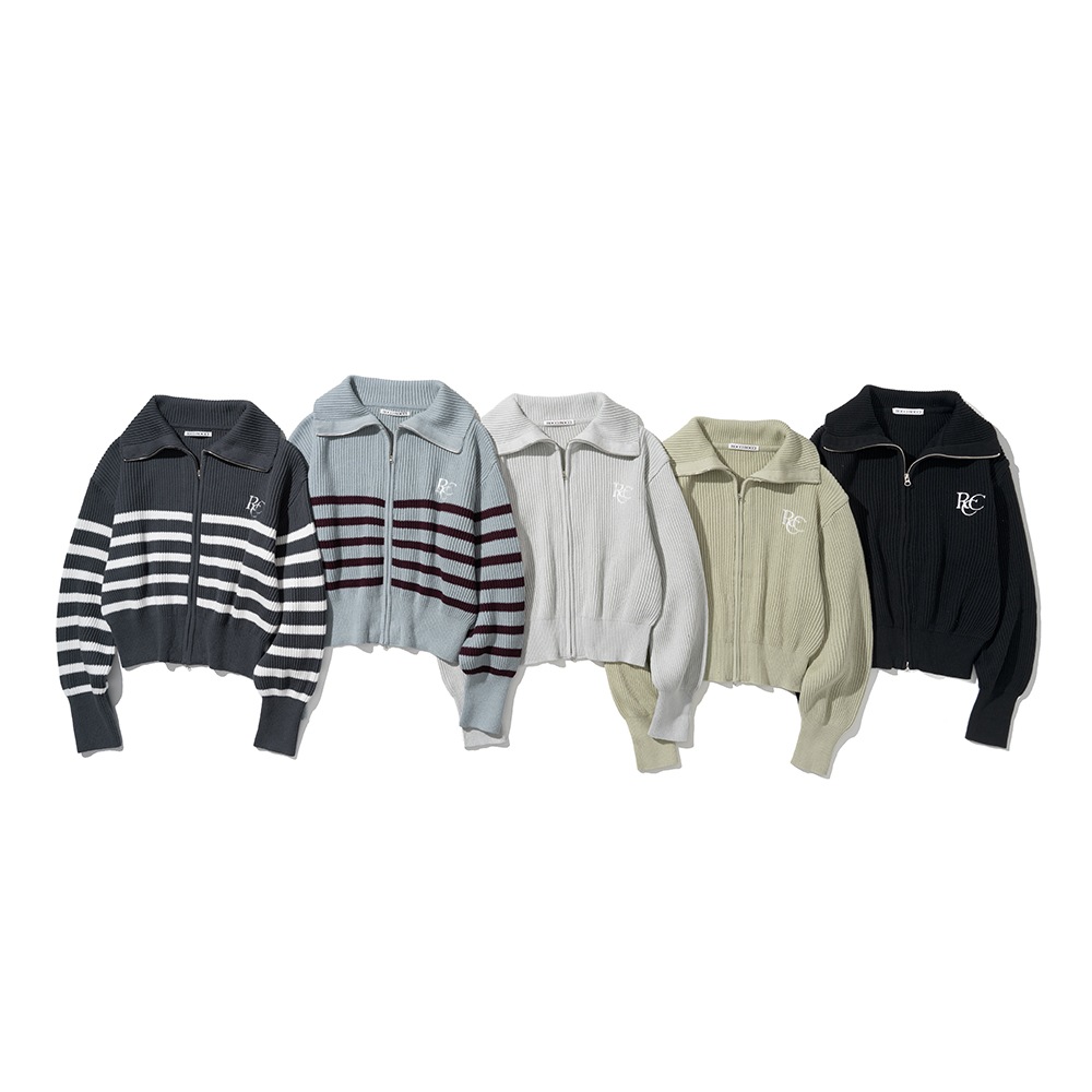 [rocci rocci] RCC Knit Zipup Cardigan (5 color)
