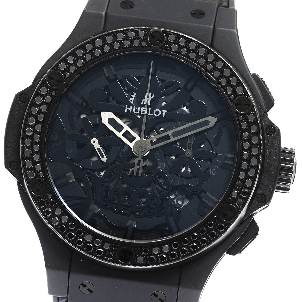 ウブロ HUBLOT 311.CI.1110.VR.1100.FDK16 ビッグバン アエロバン シュガースカル 限定200本 メンズ 保証書付き_769602【中古】