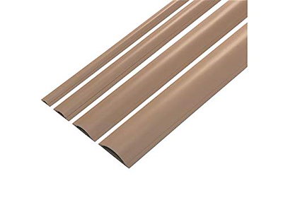 他サイト： サンワサプライ　床配線用 ケーブルカバー(長さ1m×幅50mm)　CA‐R50LBR (ライトブラウン)の商品画像