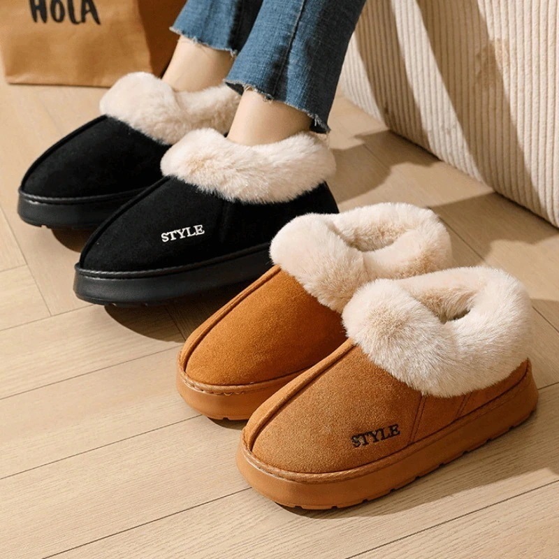 室内外対応柔らかい底！ ブーツ 厚底スエード 新作準備始めよう 滑り止めウォームカーキ 80セット 25 3CM