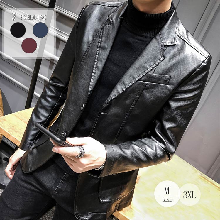 新商品登場ジャケット メンズ レザージャケット 革ジャン ブルゾン アウター ライダースジャケット スリムジャケット ジャケット メンズ レザージャケット 革ジャン ブルゾン アウター ライダースジャ