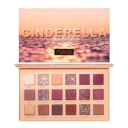 『 CINDERELLA 』 NOVO シンデレラのクリスタルアイシャドウパレット ✨18色の異なるアイメイク 💛 すべての色が超人気です ★送料無料★